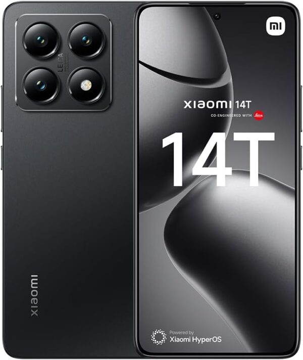 Xiaomi 14T Ai 5G (512/12GB) Global ROM Unlocked Worldwide (for Tmobile Mint Tello Global) 50MP Triple Pro Leica Camera 6.67" 144Mhz (Titan Black)