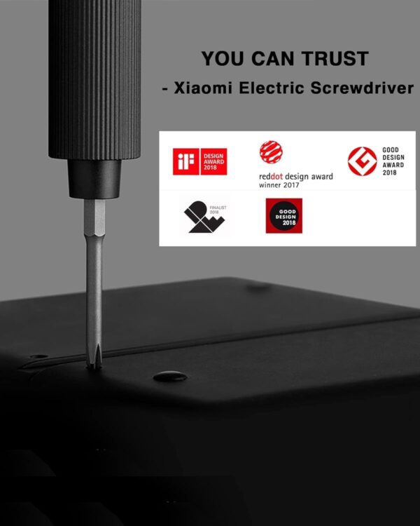 Xiaomi Electric Precision Screwdriver, All-metal Gearbox, Powerful Magnetic Motor, Rechargeable Lithium Battery, S2 Steel Screwdriving Bits, Type-C Charging, Aluminium Alloy Case (Power Screwdriver) - Image 2