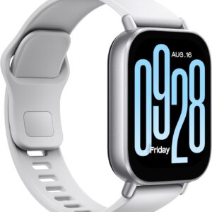 Xiaomi Redmi Watch 5 Active Smartwatch, 2.0" LCD Display, 18 Days of Battery Life, 140+ Sports Modes, 5ATM Waterproof, Bluetooth Calling, Fitness-Tracker- Matte Silver