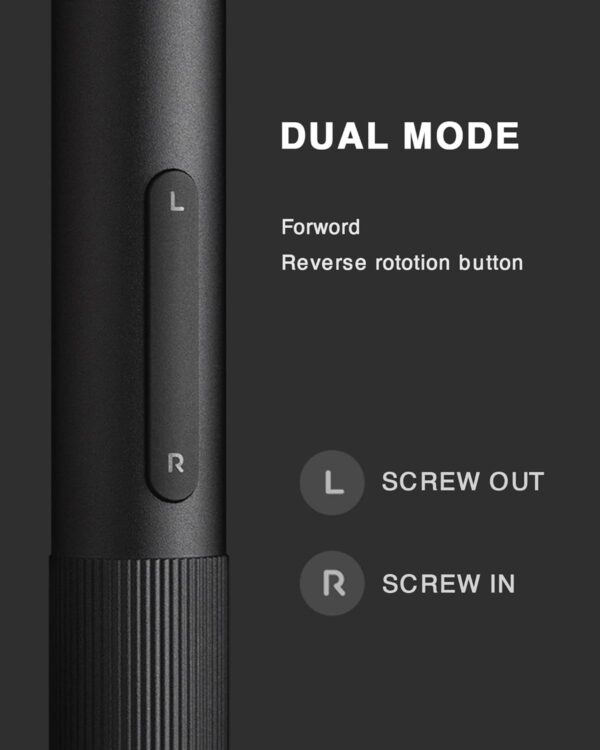 Xiaomi Electric Precision Screwdriver, All-metal Gearbox, Powerful Magnetic Motor, Rechargeable Lithium Battery, S2 Steel Screwdriving Bits, Type-C Charging, Aluminium Alloy Case (Power Screwdriver) - Image 5