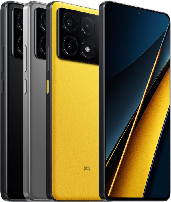Xiaomi Poco X6 PRO 5G + 4G LTE Global Unlocked (512GB + 12GB) GSM 6.67" 64MP Triple Camera (Tmobile Mint Tello Global) + (Car Fast Car Dual Charger Bundle) (Black) - Image 7